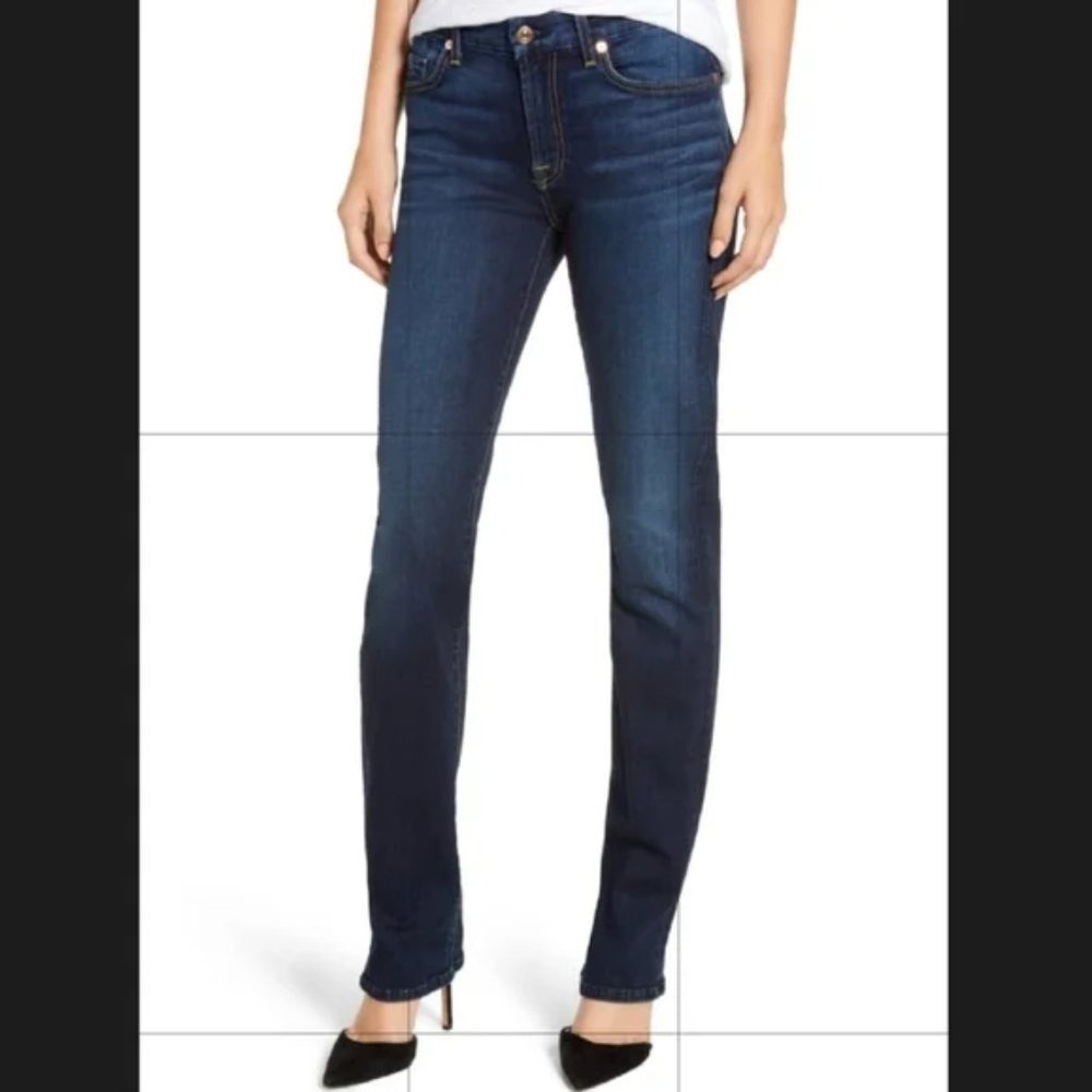 7 For All Mankind Kimmie Straight Leg Jeans - 25
